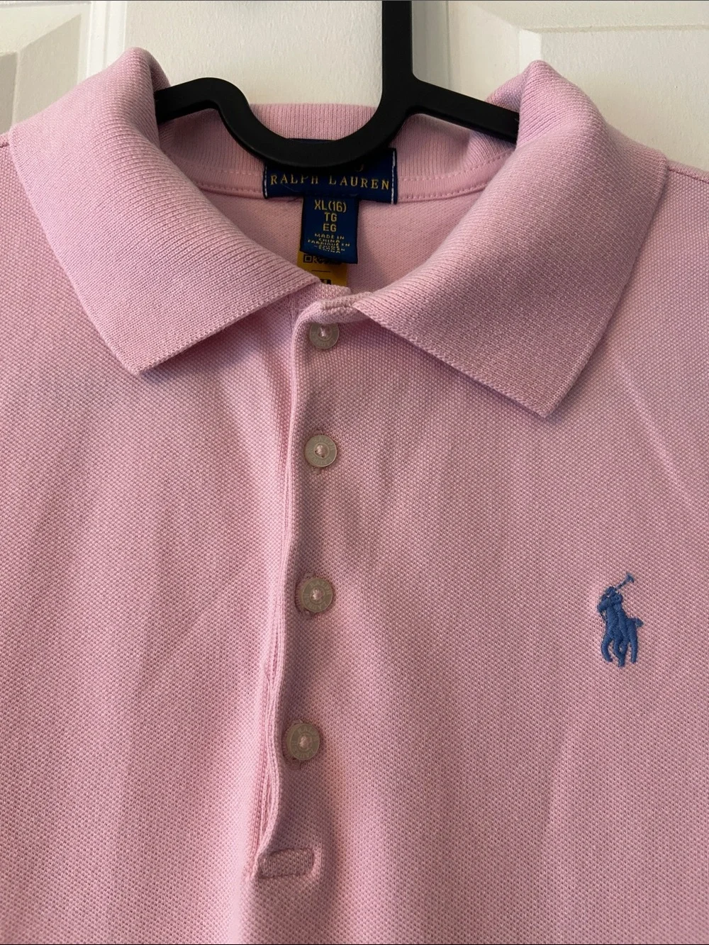 Ralph Lauren Pink Polo Dress with Blue Pony